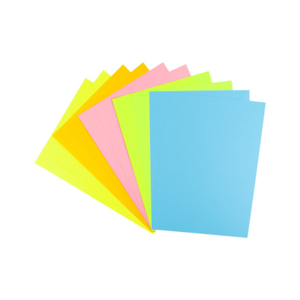 Кольоровий папір Kite А4 неоновий Transformers (10 аркушів/ 5 кольорів) (TF24-252)