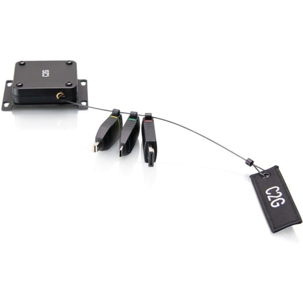 Комплект перехідників retractable C2G Adapter Ring HDMI > mini Display Port, Display Port, USB-C