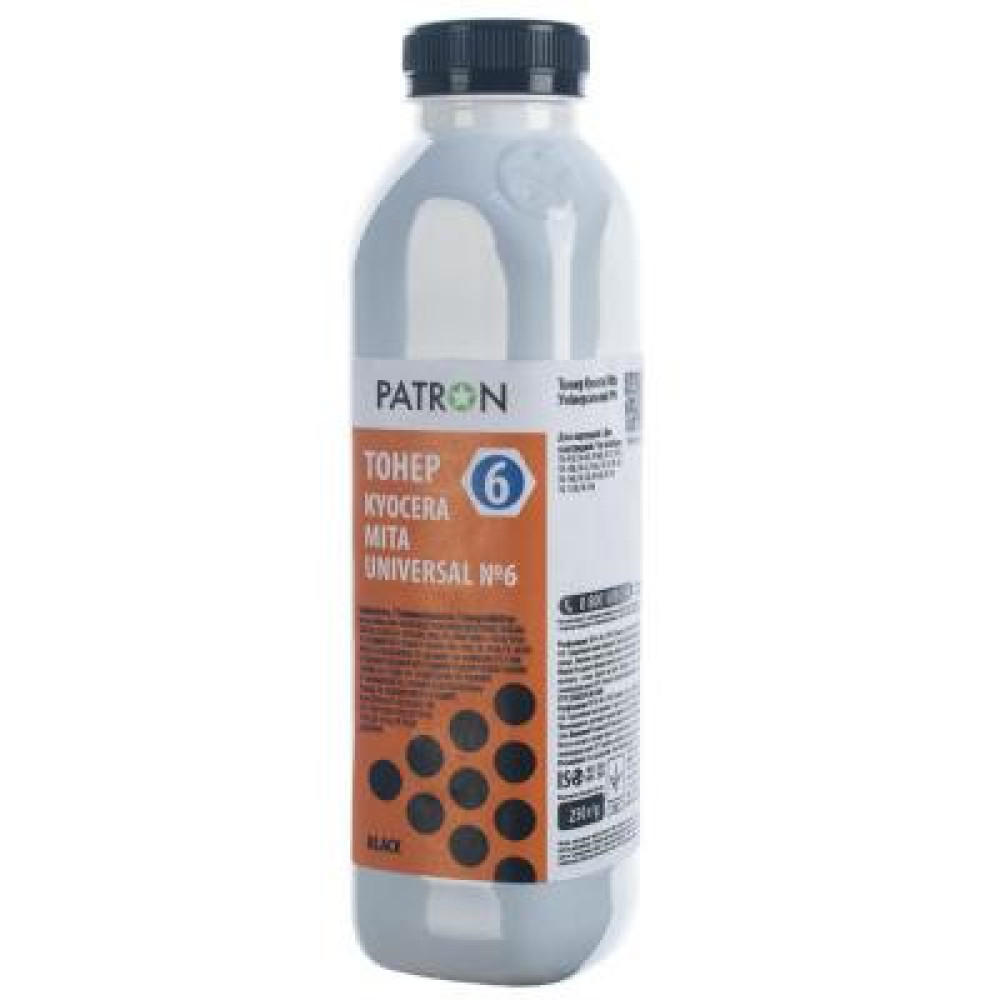 Тонер Kyocera MITA Universal №6 250г Patron (PN-KU6-250) Тонер Kyocera MITA Universal №6 250г Patron (PN-KU6-250)