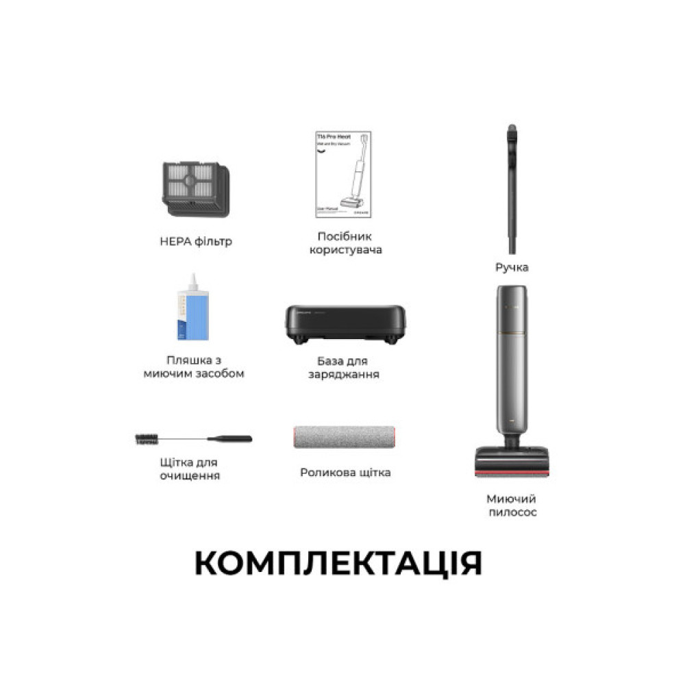 Пилосос Dreame T16 Pro Heat (HHR58A)