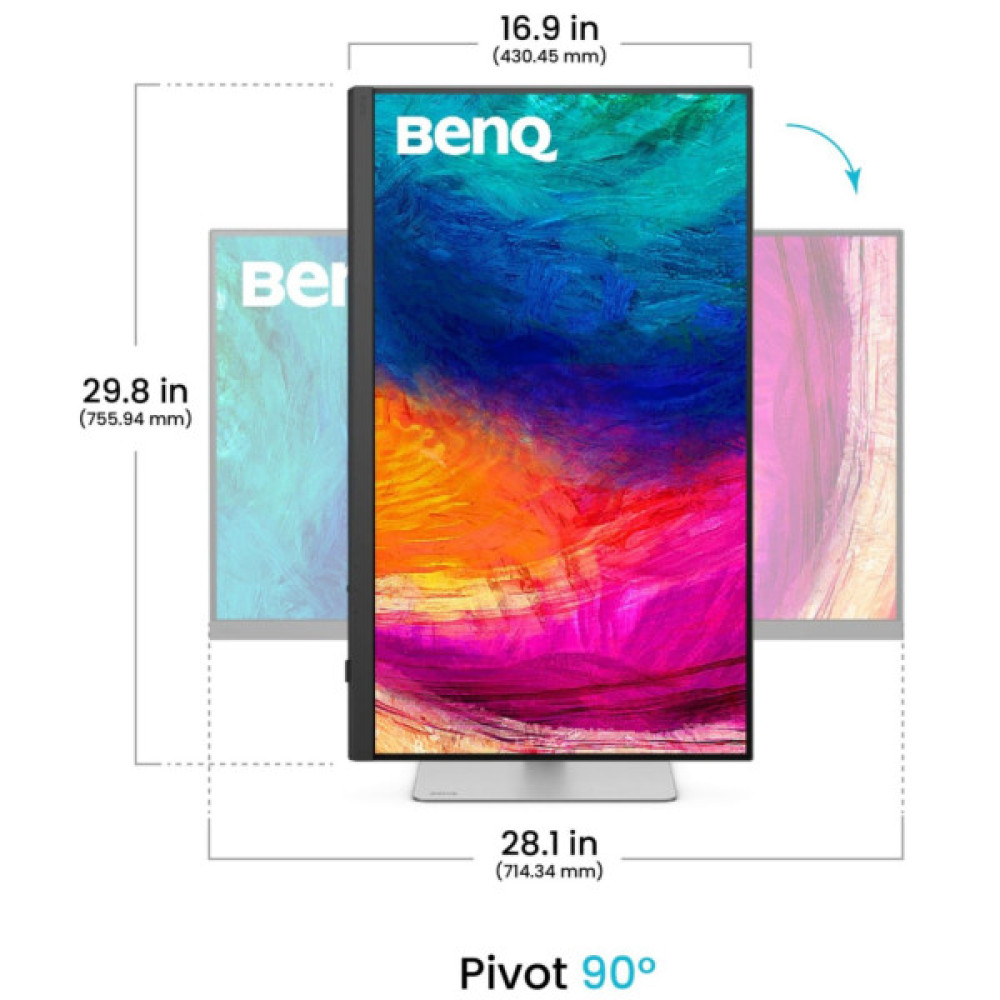 Монітор BenQ PD3226G White-Silver
