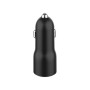 Зарядний пристрій Gembird 2xUSB-C (PD 20W) black (TA-UC-C2PD40-CAR-01)