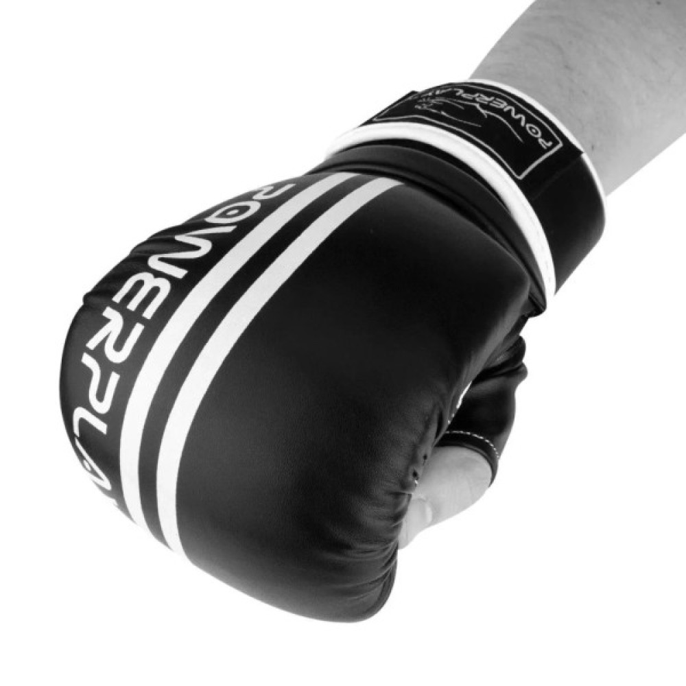 Снарядні рукавички PowerPlay 3025 Чорно-Білі S (PP_3025_S_Black/White)