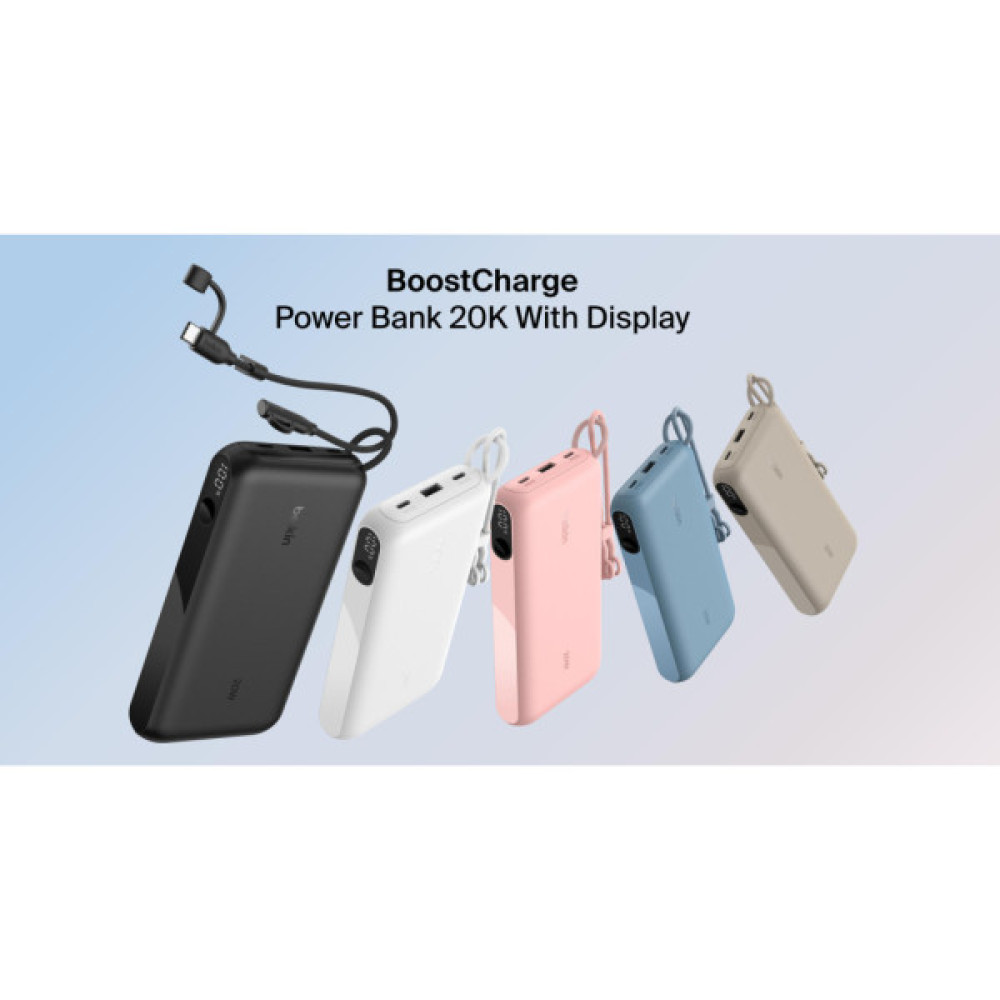Батарея універсальна Belkin 20000mAh, 20W Black (BPB028HQBK)