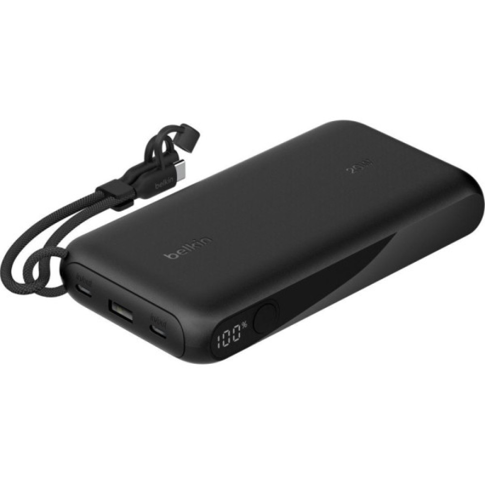 Батарея універсальна Belkin 20000mAh, 20W Black (BPB028HQBK)