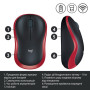 Мишка Logitech M185 red (910-002240) Мишка Logitech M185 red (910-002240)