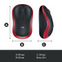 Мишка Logitech M185 red (910-002240) Мишка Logitech M185 red (910-002240)