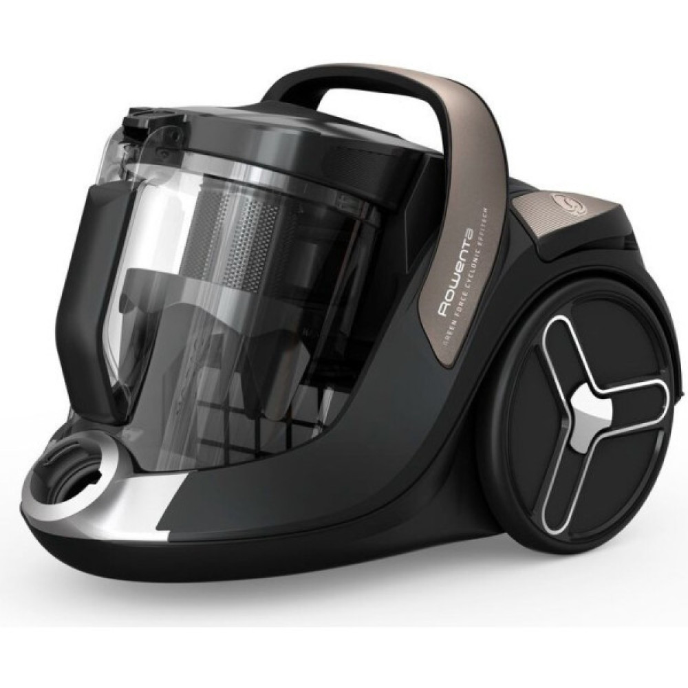 Пилосос Rowenta контейнерний Green Force Cyclnic Effitech+, 500Вт, конт пил -2.5л, НЕРА, чорний