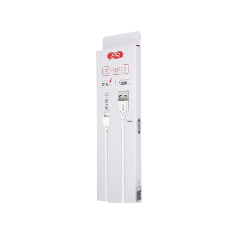 Дата кабель USB 2.0 AM to USB-C 1.0m 2.1A white XO (XO-NB-103-TC-1-WH)