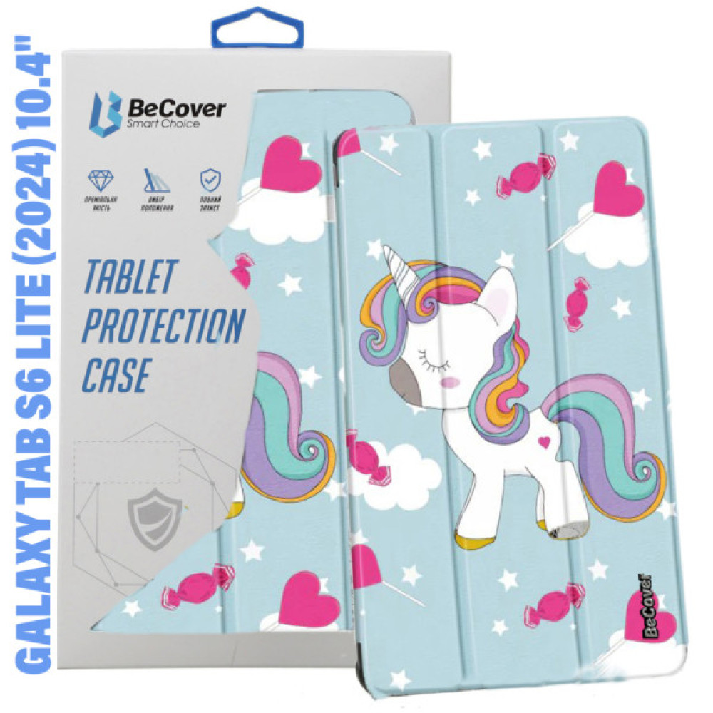 Чохол до планшета BeCover Smart Case Samsung Tab S6 Lite (2024) 10.4" P620/P625/P627 Unicorn (710835) Чохол до планшета BeCover Smart Case Samsung Tab S6 Lite (2024) 10.4" P620/P625/P627 Unicorn (710835)