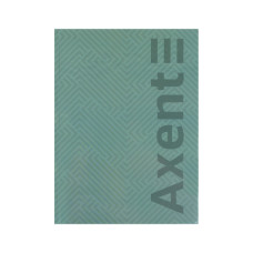 Книга записна Axent A4 Pattern, 96 аркушів клітинка, бірюзовий (8425-3-A)