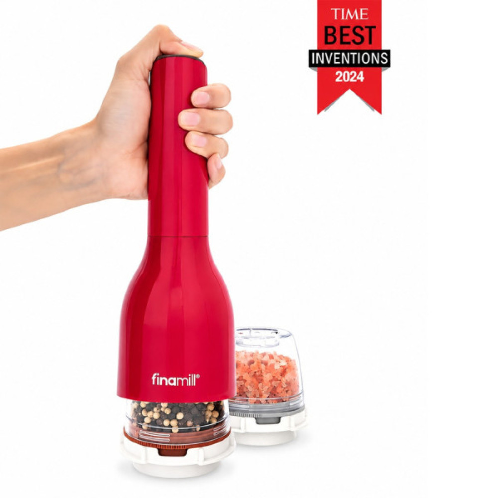 Млинок для спецій FinaMill акумуляторний 2 змінних пода червоний (GP813437-111SAN)