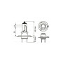 Автолампа Bosch галогенова 55W (1 987 302 071)