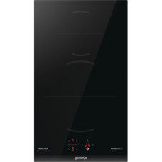 Варильна поверхня Gorenje індукційна, 30см, Доміно, PowerBoost, TouchControl, поєднання конфорок, чорний