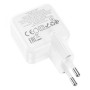 Зарядний пристрій HOCO C111A Lucky 1xUSB-C PD30W + 1xUSB QC3.0 White (6931474790866) Зарядний пристрій HOCO C111A Lucky 1xUSB-C PD30W + 1xUSB QC3.0 White (6931474790866)