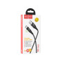 Дата кабель USB 2.0 AM to USB-C 1.2m 3A nylon aluminum with light indicator U93 black HOCO (6931474732170) Дата кабель USB 2.0 AM to USB-C 1.2m 3A nylon aluminum with light indicator U93 black HOCO (6931474732170)