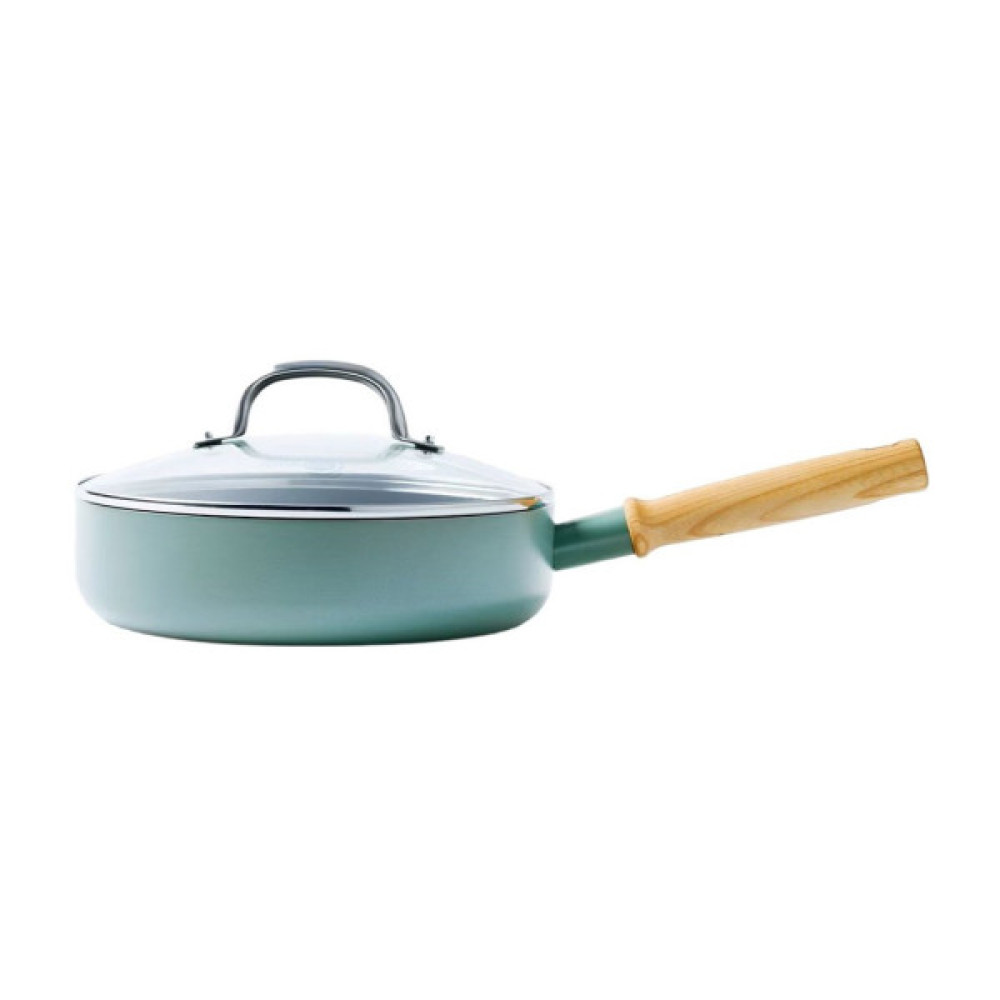 Сотейник GreenPan Mayflower з кришкою 24 см, 2,6 л блакитний (CC001682-001) Сотейник GreenPan Mayflower з кришкою 24 см, 2,6 л блакитний (CC001682-001)