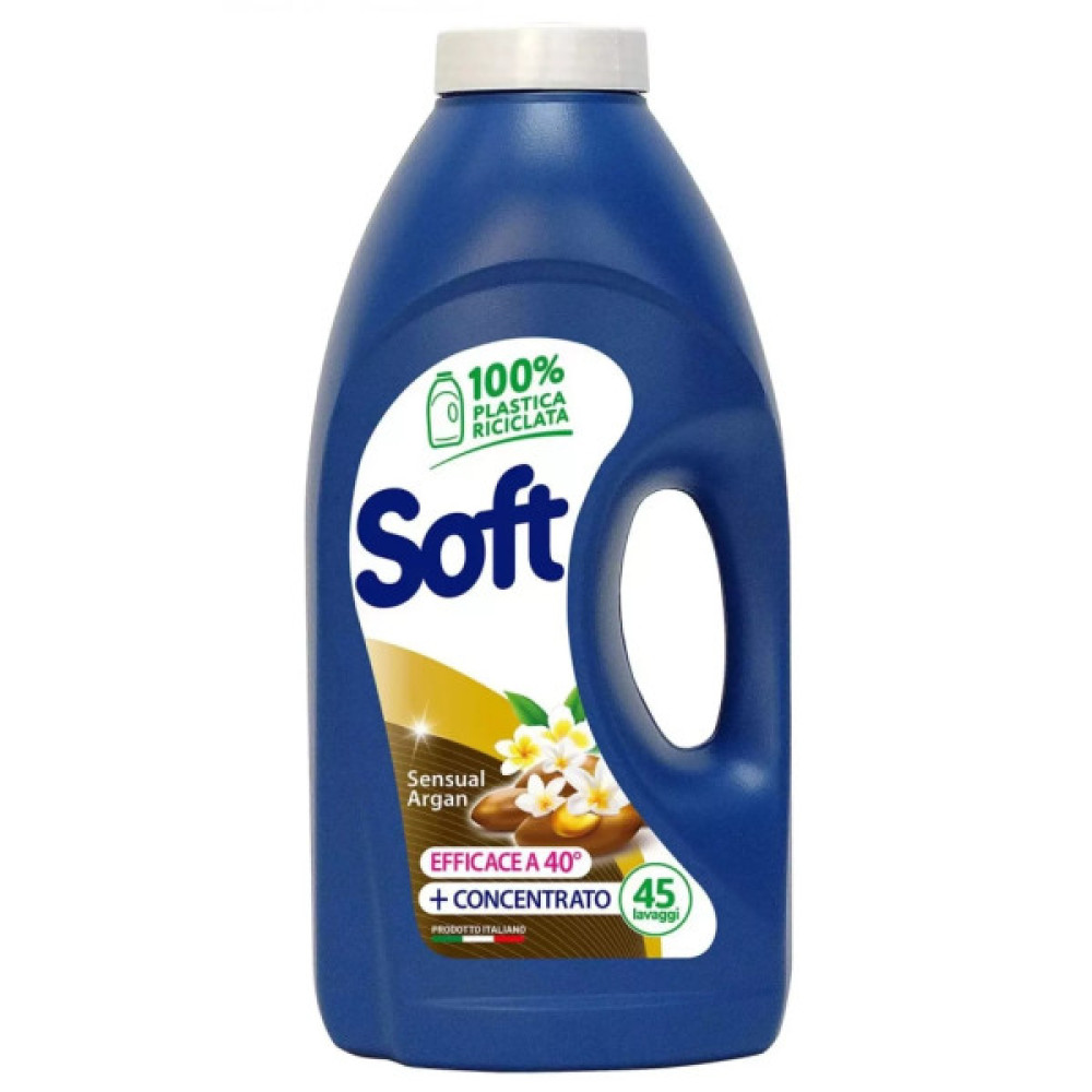 Гель для прання Soft Sensual Argan На основі натурального мила 2.25 л (8003640020263)