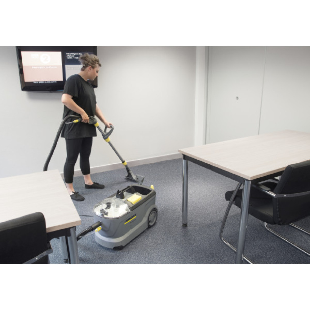 Пилосос професійний миючий Karcher Puzzi 10/1, 1250Вт, 254мБар, контейнер 10/9л, 10.5кг
