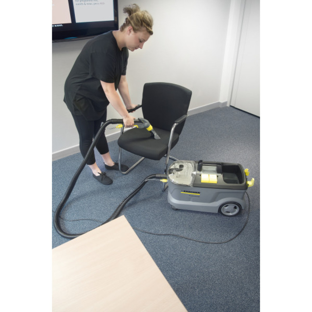 Пилосос професійний миючий Karcher Puzzi 10/1, 1250Вт, 254мБар, контейнер 10/9л, 10.5кг