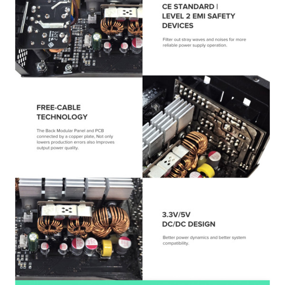 GAMEMAX GM-800 Modular white