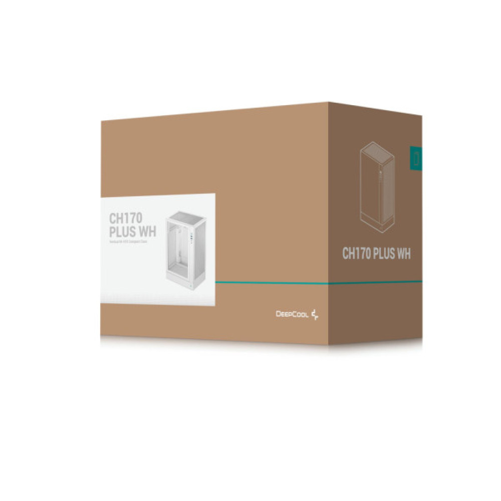 Корпус для ПК Deepcool CH170 Plus White (R-CH170-WHNGM0-G)