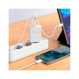 Зарядний пристрій BOROFONE BN10 Sunlight 1xUSB-C PD65W + 1xUSB-A + cable USB-C to USB-C White (6974443388206) Зарядний пристрій BOROFONE BN10 Sunlight 1xUSB-C PD65W + 1xUSB-A + cable USB-C to USB-C White (6974443388206)