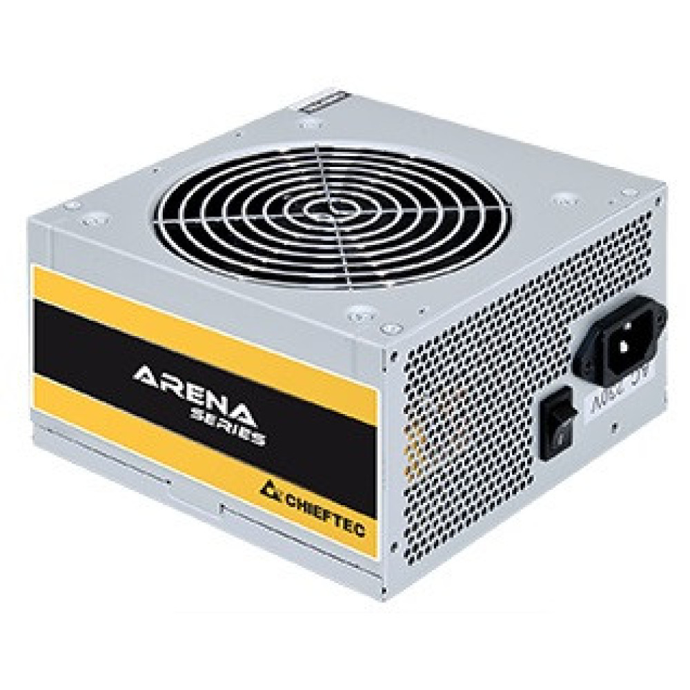 Блок живлення CHIEFTEC iArena  (450W), >85%, 120мм, 1xMB 24pin(20+4), 1xCPU 8pin(4+4), 2xMolex, 3xSATA, 1xPCIe 8pin(6+2), Bulk