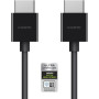 Кабель HDMI (M/M) Belkin 2м, 2.1, High Speed Ethernet, чорний