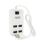 Концентратор Voltronic USB 2.0 to 4xUSB with power switch white (YT-HWS4-W)