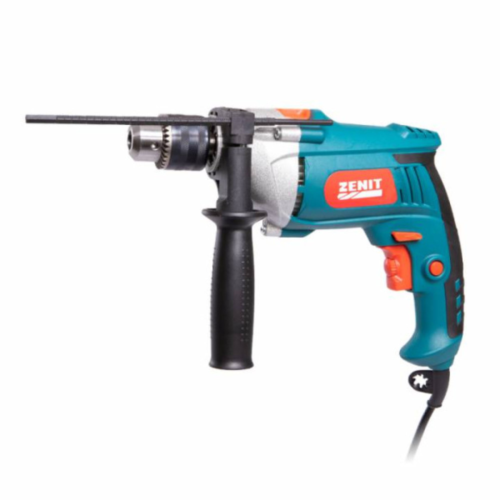 Дриль ударний Зеніт ЗД-1000 1000Вт зубчастий патрон 13мм 0-2800об/хв 1.9кг