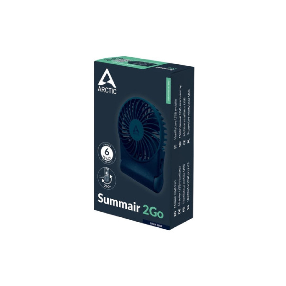 Вентилятор Arctic USB-C SUMMAIR 2GO DARK BLUE (AEBRZ00028A)