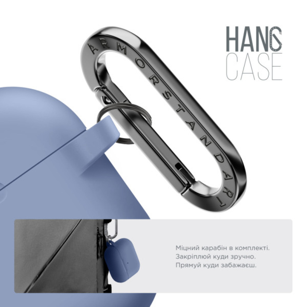 Чохол для навушників Armorstandart Hang Case For Apple AirPods Pro 3 Lavender (ARM88274)