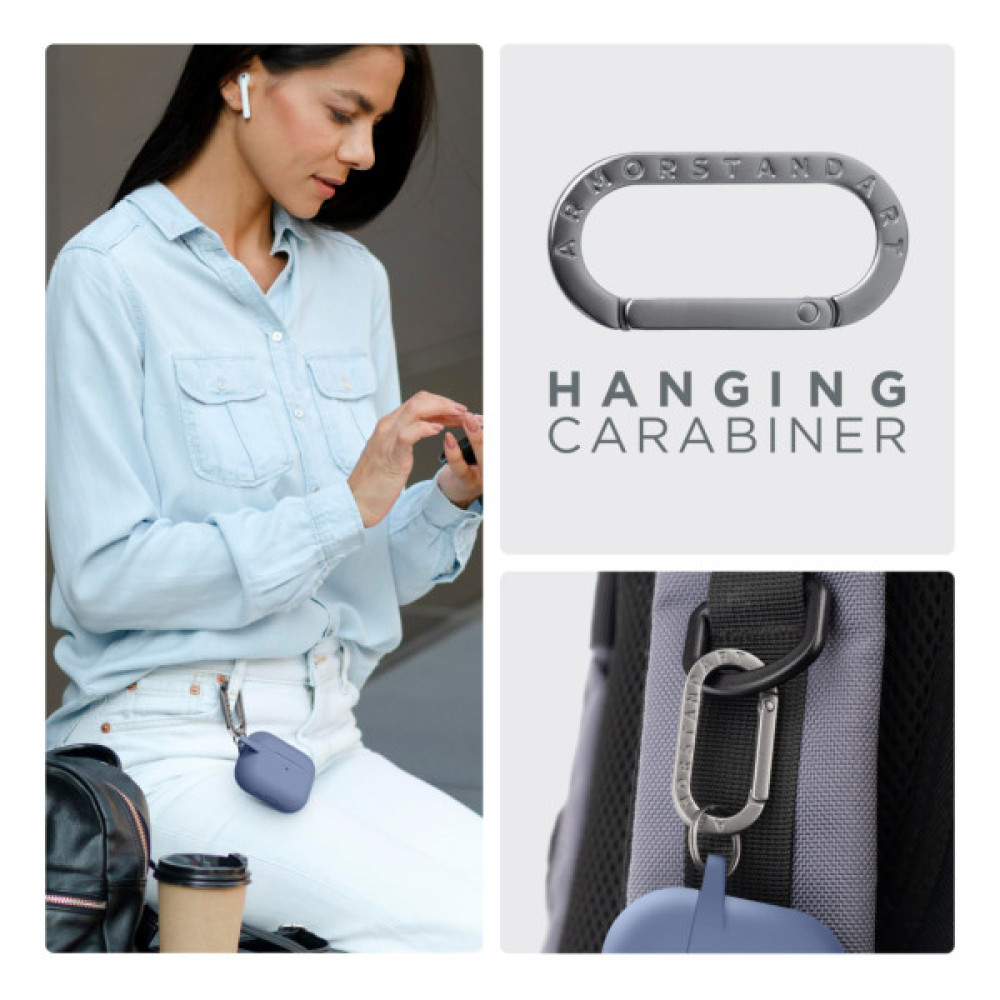 Чохол для навушників Armorstandart Hang Case For Apple AirPods Pro 3 Lavender (ARM88274)