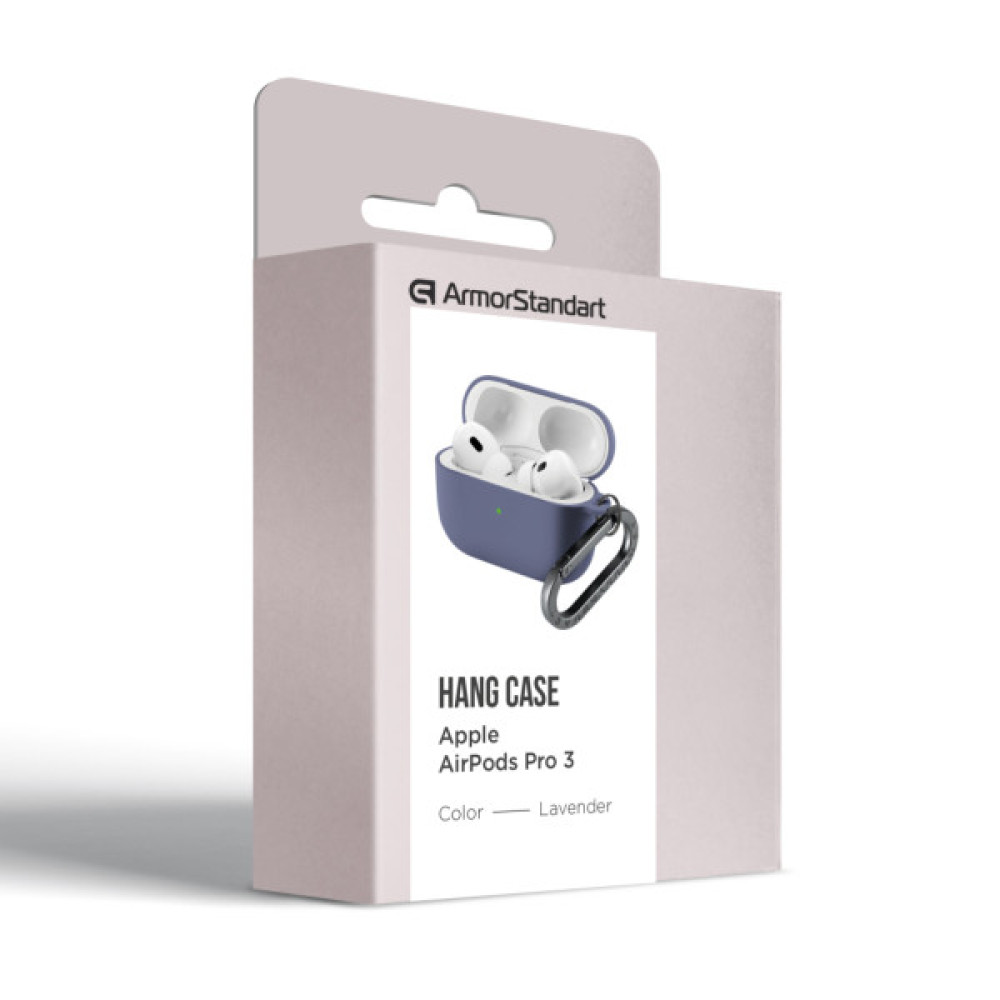 Чохол для навушників Armorstandart Hang Case For Apple AirPods Pro 3 Lavender (ARM88274)