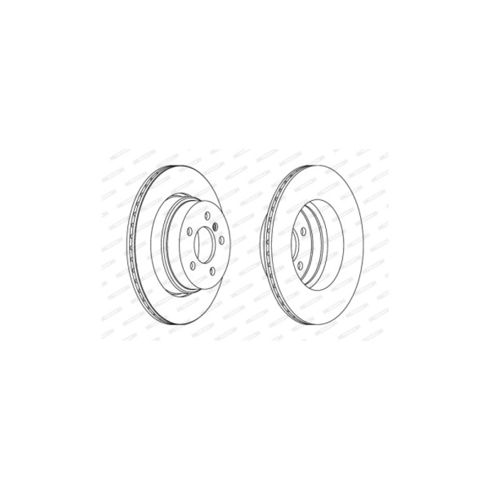 Гальмівний диск FERODO DDF1583C-1