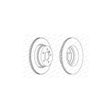 Гальмівний диск FERODO DDF1583C-1