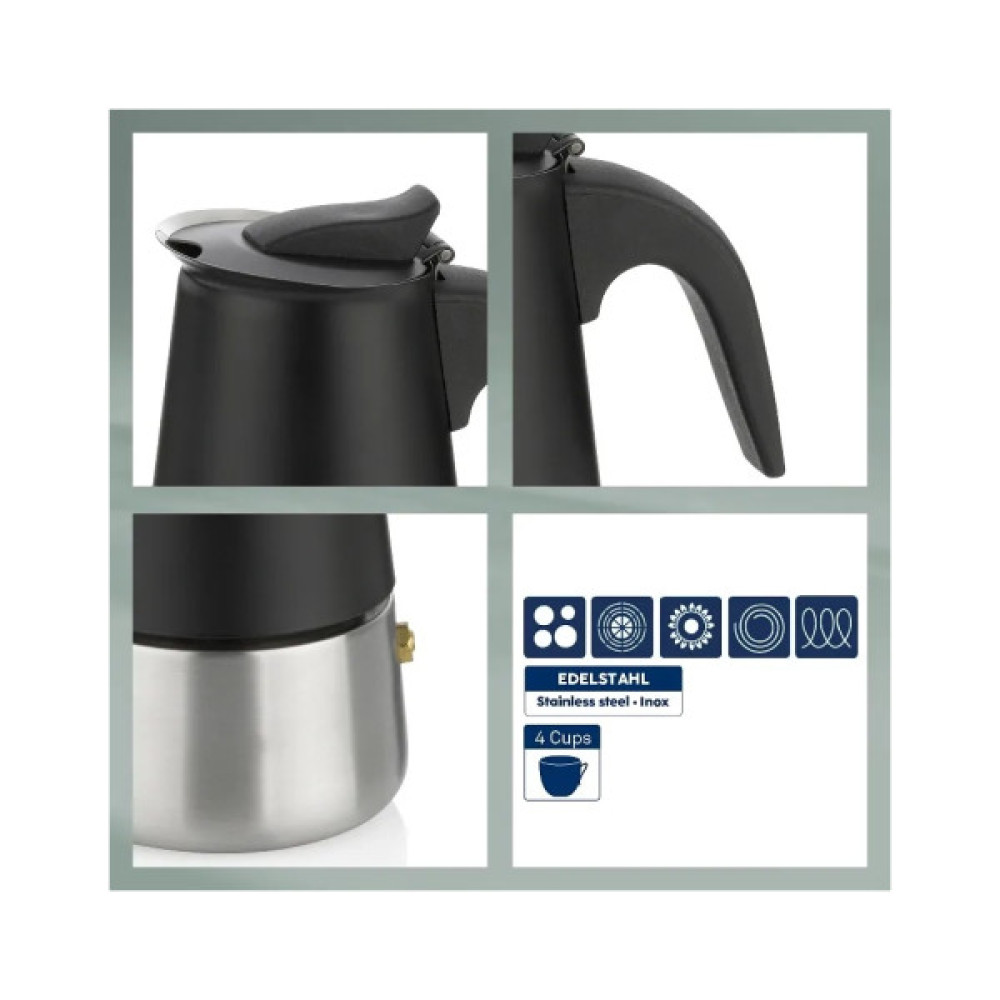 Гейзерна кавоварка Kela Ferrara, 300 мл (10899)