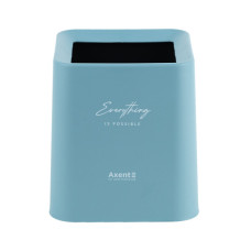 Кошик для паперів Axent Настільний контейнер для сміття, квадратний, блакитний (2132-07-A)