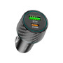 Зарядний пристрій BOROFONE 1xUSB-C PD30W + 1xUSB QC3.0 48W car adapter black (6941991101175)