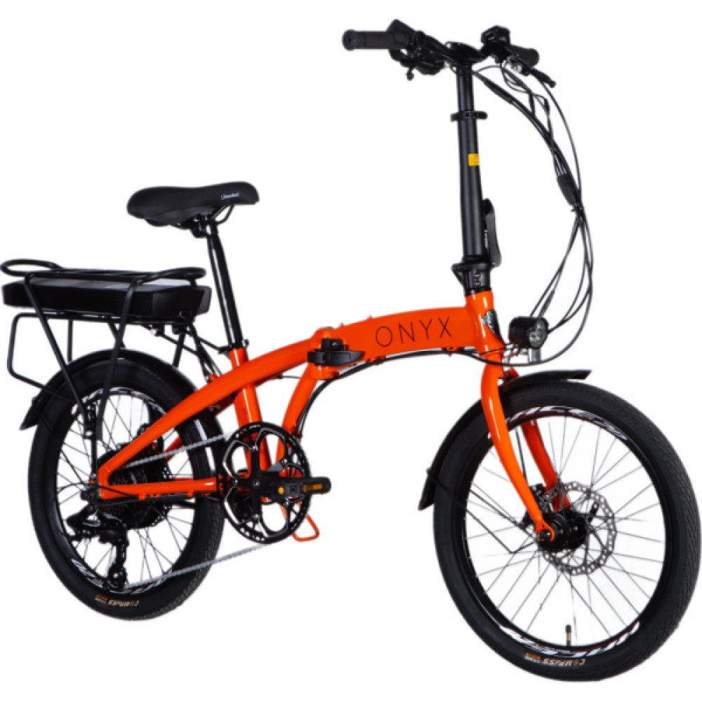 Електровелосипед Dorozhnik 20" eONYX DD рама-11" 48B 12.5А*г 500Вт помаранчевий 2025 (ELB-D-20-059)