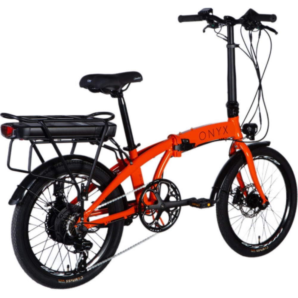 Електровелосипед Dorozhnik 20" eONYX DD рама-11" 48B 12.5А*г 500Вт помаранчевий 2025 (ELB-D-20-059)