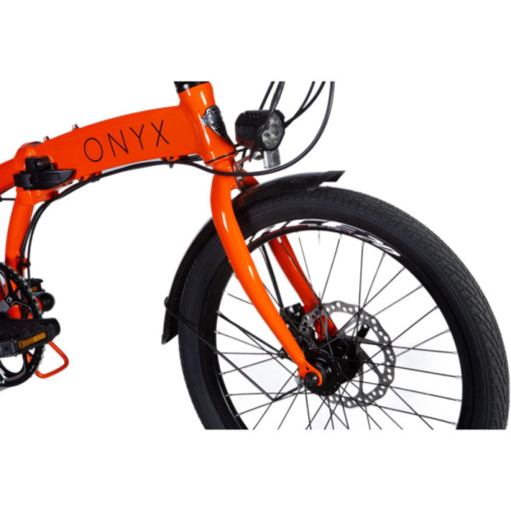 Електровелосипед Dorozhnik 20" eONYX DD рама-11" 48B 12.5А*г 500Вт помаранчевий 2025 (ELB-D-20-059)