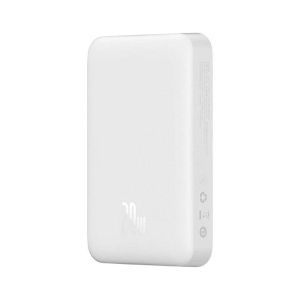 Батарея універсальна Baseus Wireless Magnetic Mini 10000mAh 20W, White (PPCX030002\PPCXM10) (P10022100212-00)