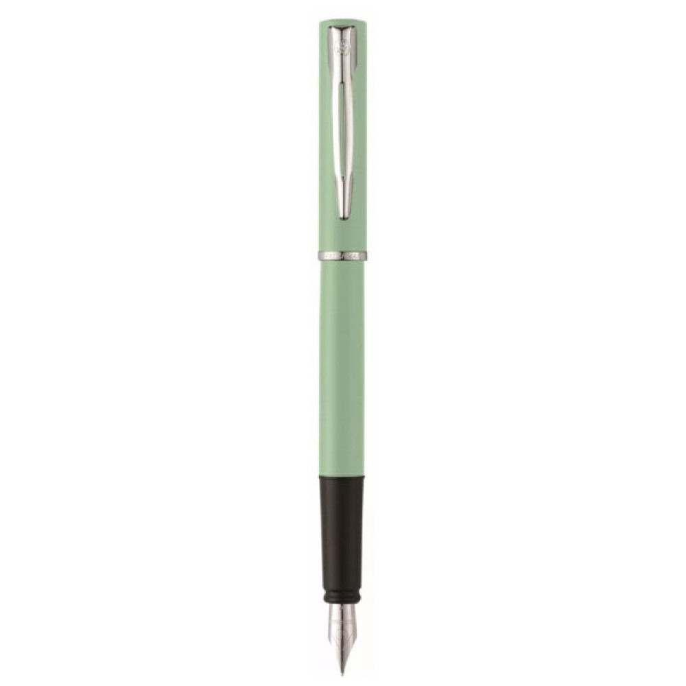 Ручка пір'яна Waterman ALLURE Pastel Green CT  FP F + Картриджі Mini блістер (13 317b2)