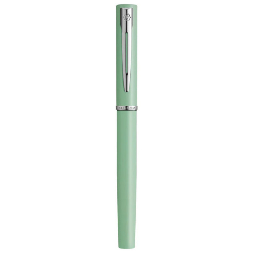 Ручка пір'яна Waterman ALLURE Pastel Green CT  FP F + Картриджі Mini блістер (13 317b2)