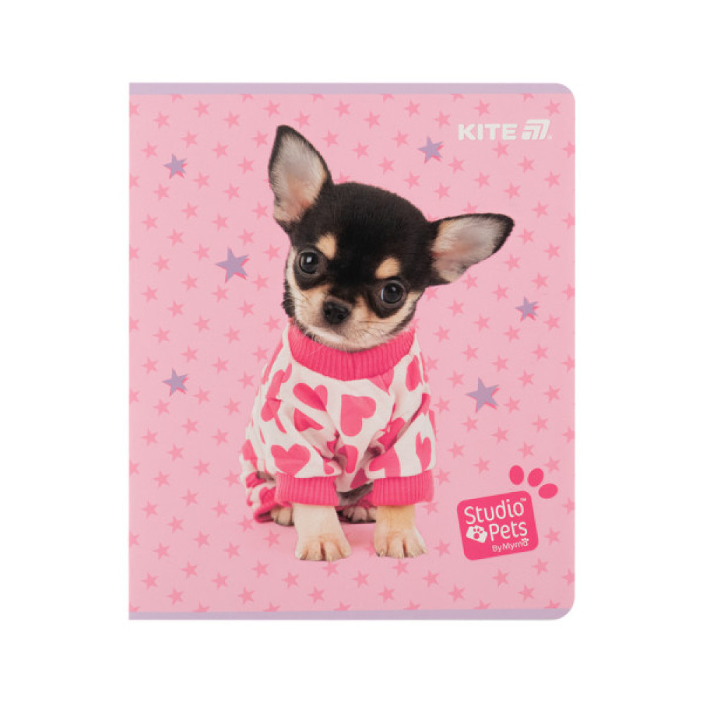 Зошит Kite Studio Pets, 24 аркуші, клітинка (SP25-238)