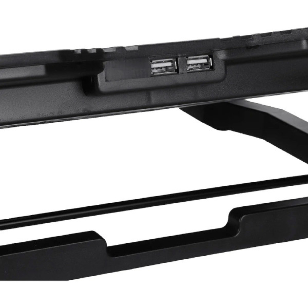 Підставка до ноутбука IceCoorel 10-15", 1*125mm 1400 RPM + 4*70mm 2500 RPM, 2*USB, 365x297x30mm, Blue (K5Bl)