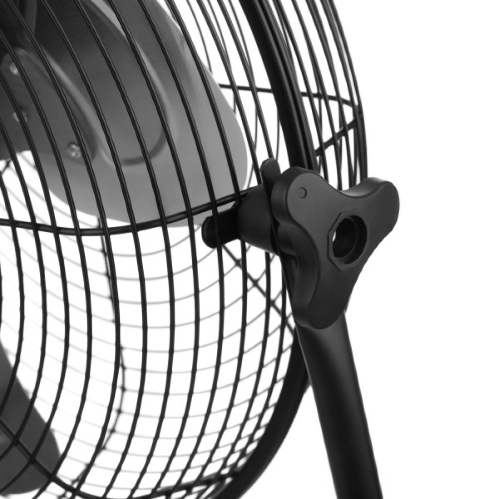 Вентилятор підлоговий 2E PowerWind 30A професійний, 30см, 60Вт, кнопки, двигун алюміній 100%, чорний