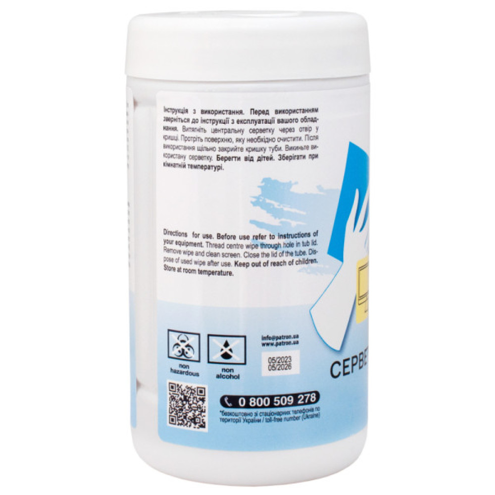 Серветки Patron for TFT/PDA/LCD 100pcs, paper (F3-059)